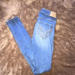 high waisted hollister jeans